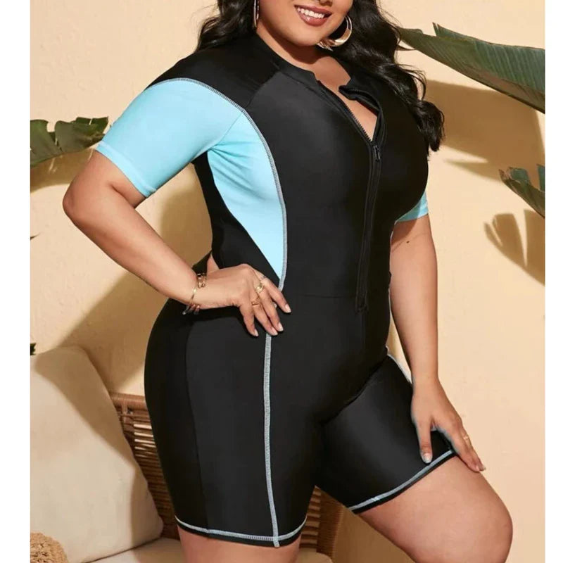 2024 Stylish Tankini Sporty High Waist Plus Size Swimsuits