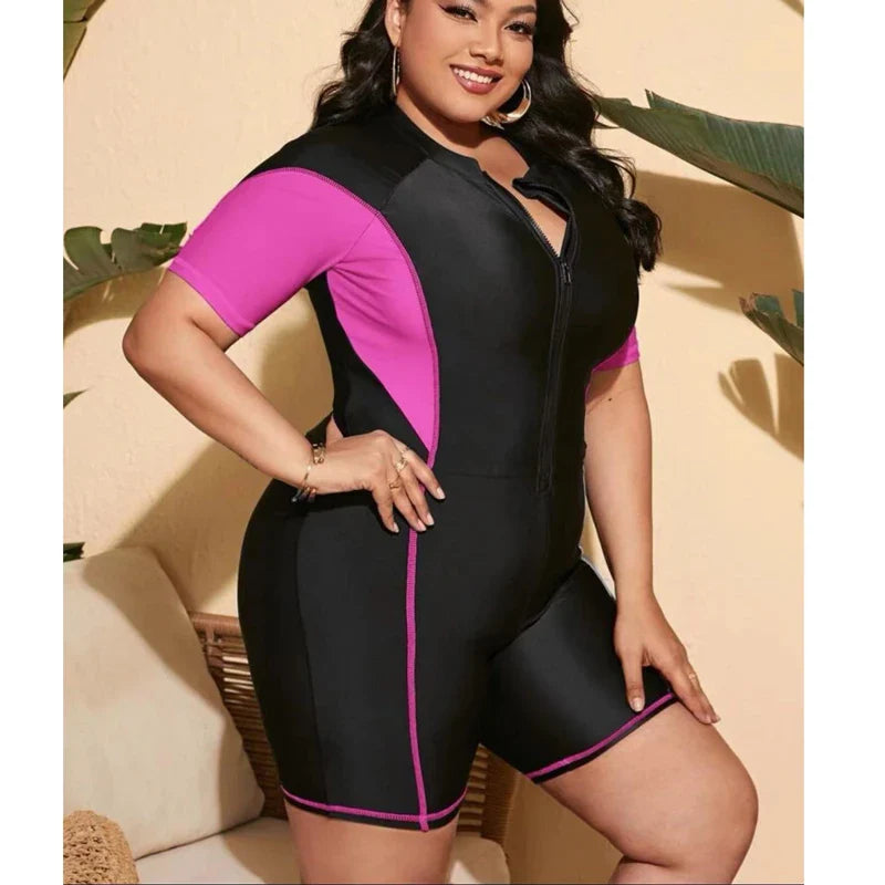 2024 Stylish Tankini Sporty High Waist Plus Size Swimsuits