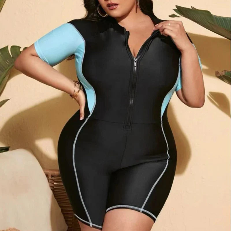 2024 Stylish Tankini Sporty High Waist Plus Size Swimsuits