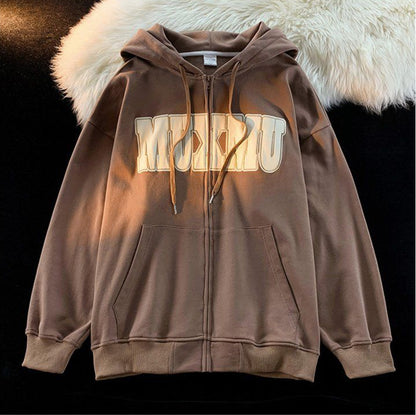 Loose Korean Version Hooded Coat