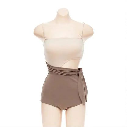 2024 Solid Korean Style Fashion Sexy  Basic Swimsuits