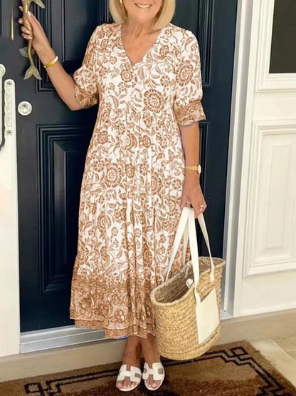 2024 Fashion Female Loose Oversized Beach Party Boho Dress