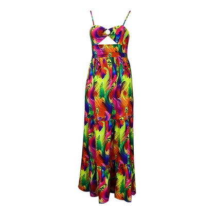 2024 Beach Vacation Sexy Fashion Leisure Maxi Boho Dress