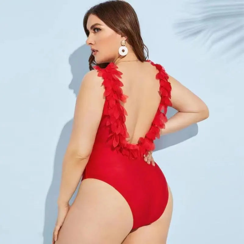 2024 Flattering One Piece Elegant Tankini Plus Size Swimsuits