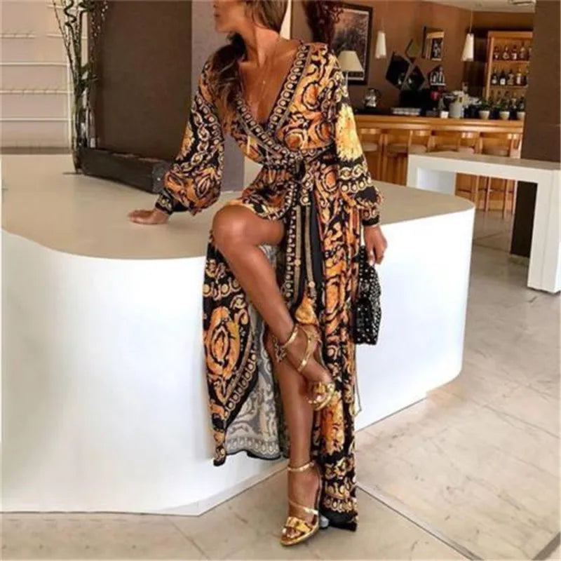 2024 Casual Summer Beach Holiday Cocktail Party Boho Dress